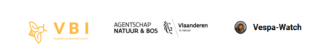 Partners: Vlaams Bijeninstituut (VBI), Agentschap Natuur & Bos Vlaanderen, Vespa-Watch